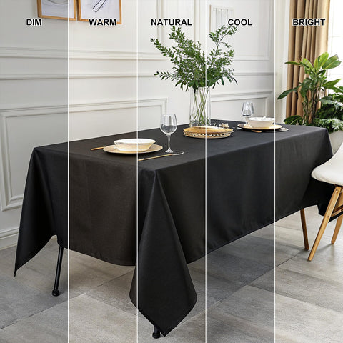 Smiry waterproof table cloth keeps liquids from seeping through, ideal for spills.