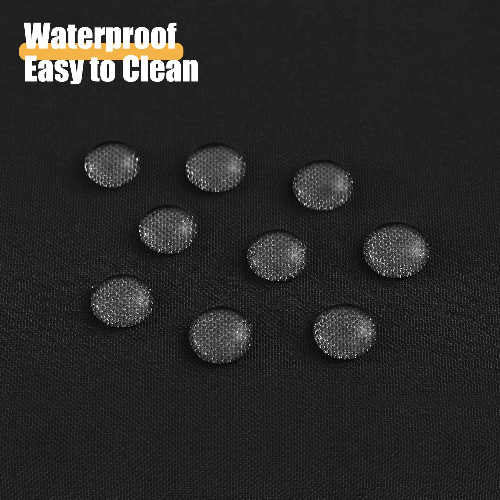 Smiry black 60x102 table cloth is machine-washable for simple maintenance.