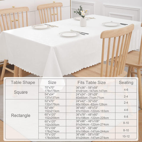 Smiry white heavy-duty thick fabric resists tearing for daily use