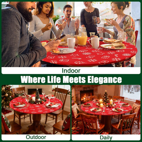 Smiry round spandex tablecloth color options suitable for various events.