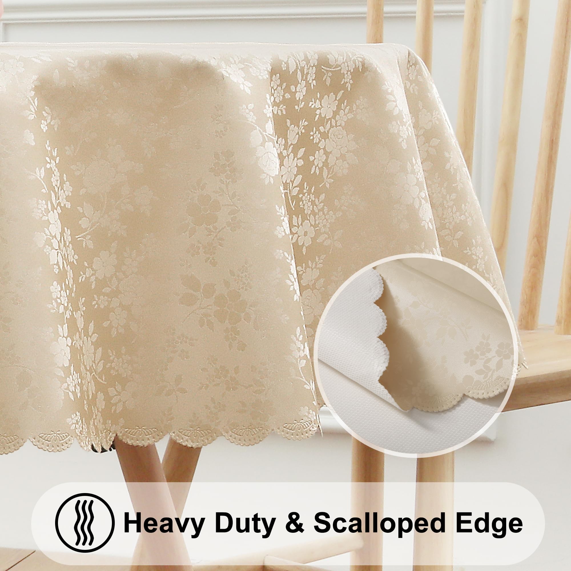 Smiry beige waterproof surface for quick cleanup after spills