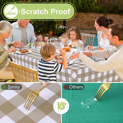 Smiry spillproof protection keeps surfaces clean during dining.