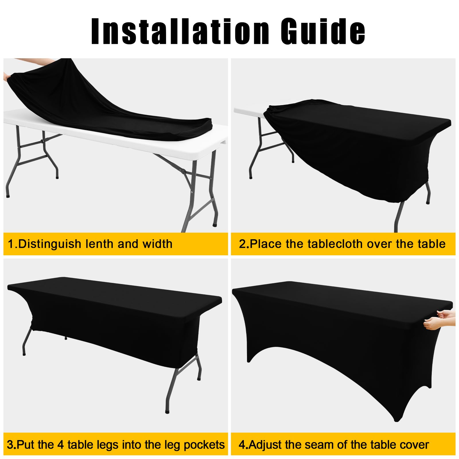 Smiry sturdy stitching supports repeated use on event tables.