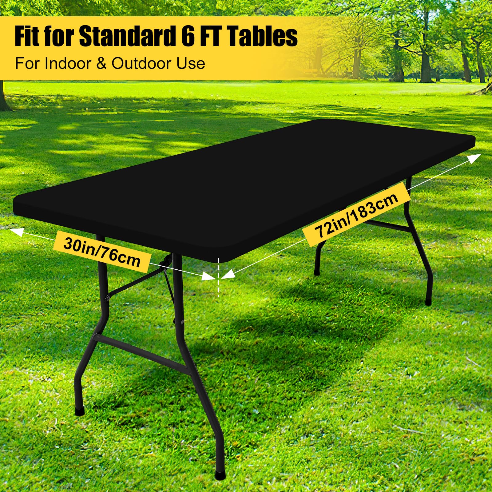 Smiry versatile solid-color tablecloth fits many occasions.