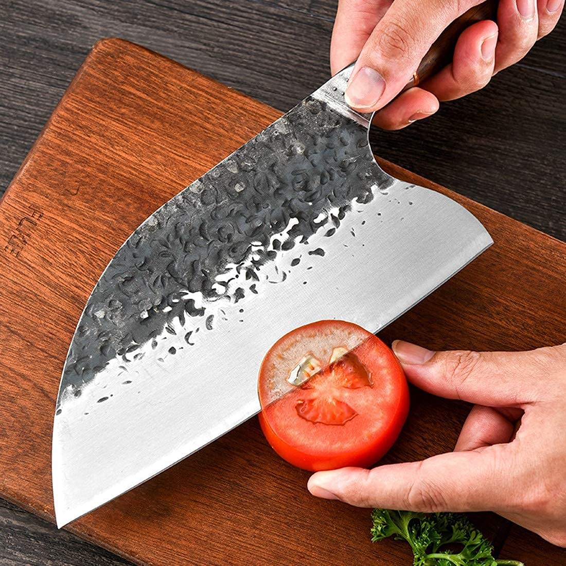 Smith Chu cleaver balance and edge retention for steady slicing