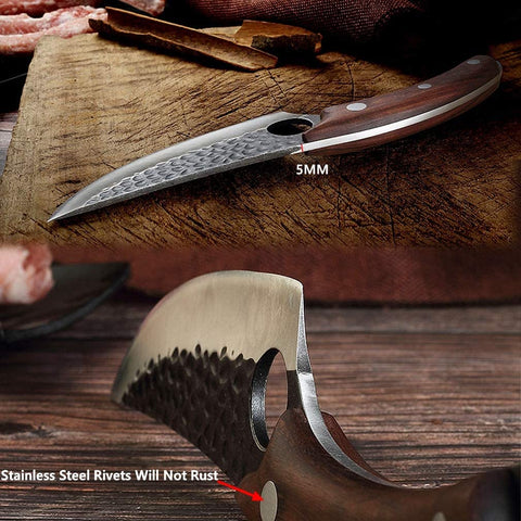 Smith Chu Viking Knife edge retention at 62 HRC for durability
