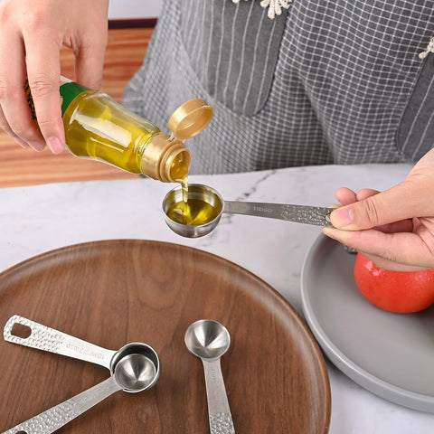 Smithcraft spoon sizes include tablespoon to pinch for versatile measuring