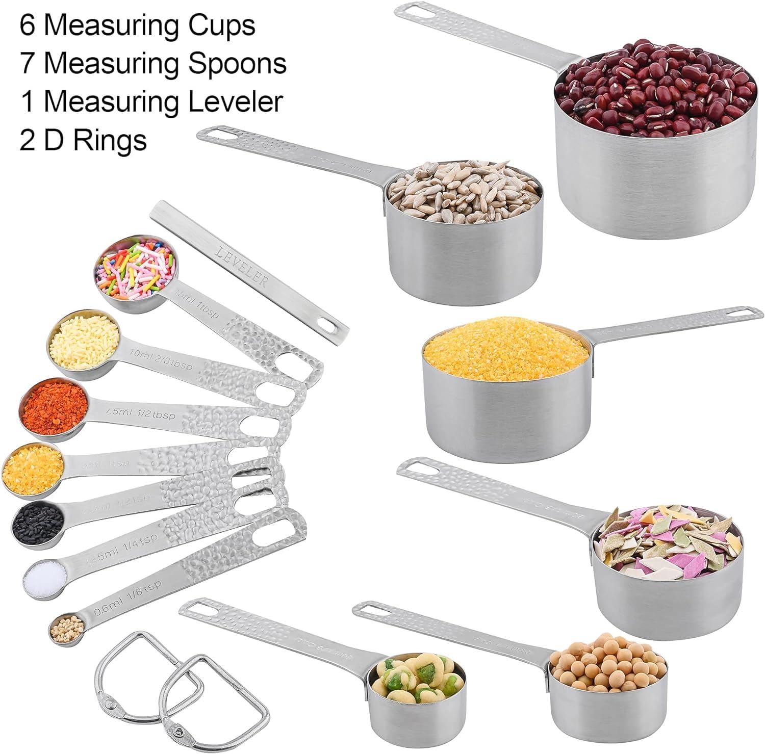 Smithcraft dishwasher safe measuring set for easy cleanup after cooking