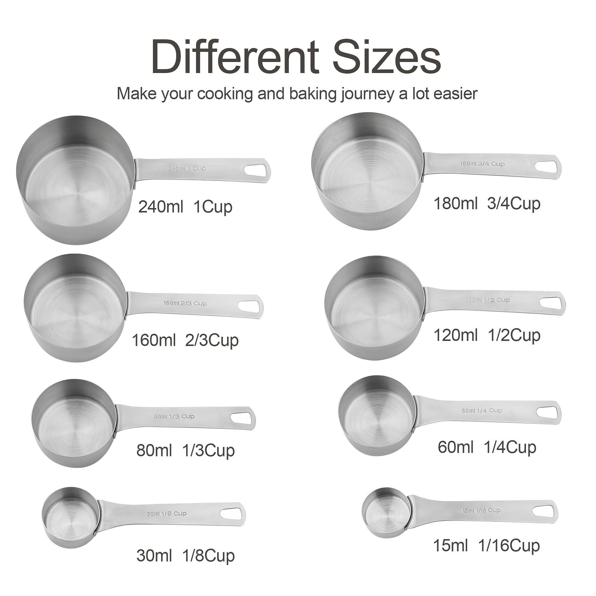 Smithcraft engraved markings stay readable, reducing measurement errors in cooking and baking.