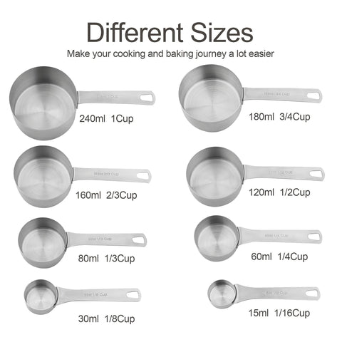 Smithcraft engraved markings stay readable, reducing measurement errors in cooking and baking.