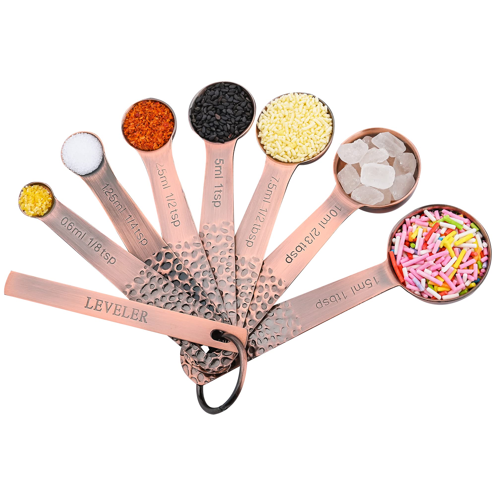 Smithcraft measuring leveler included for accurate transfers in baking.
