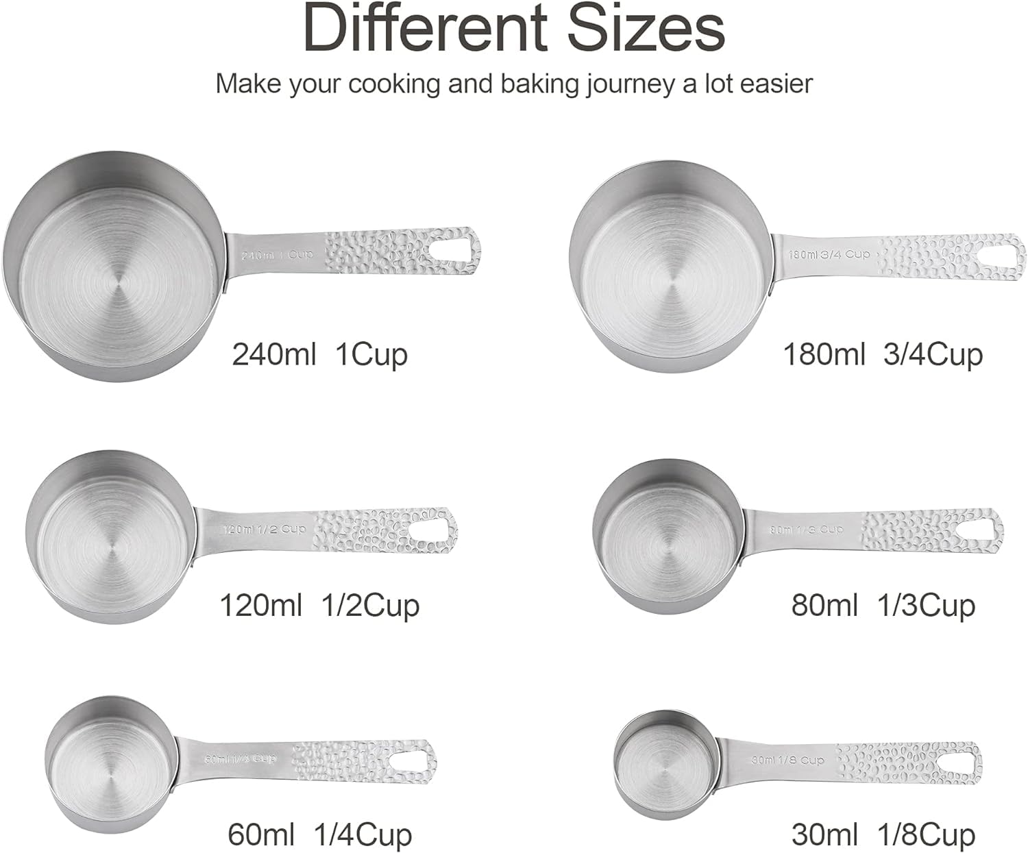 Smithcraft measuring spoons with leveler for accurate recipe measurements