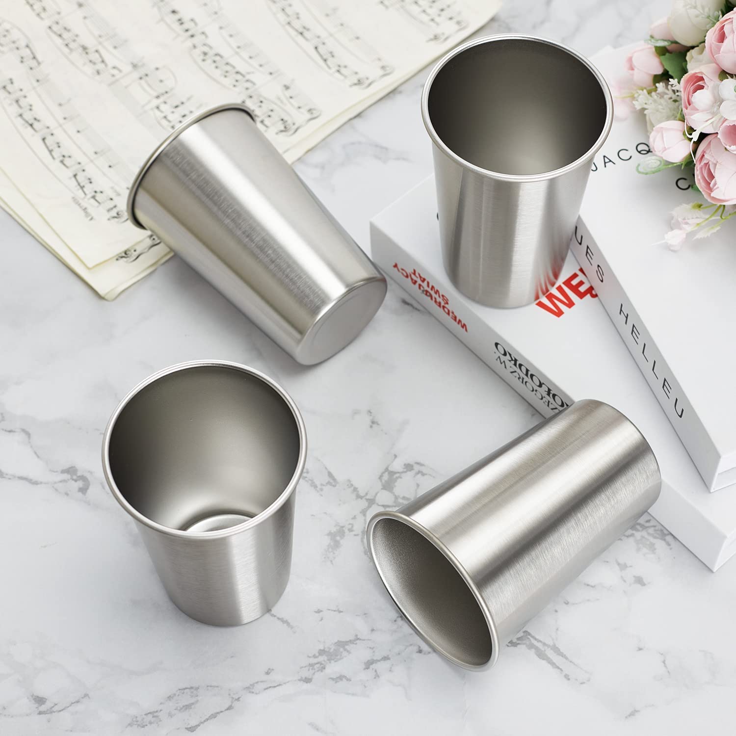 SMLIXE 24oz capacity supports generous servings of coffee or water.