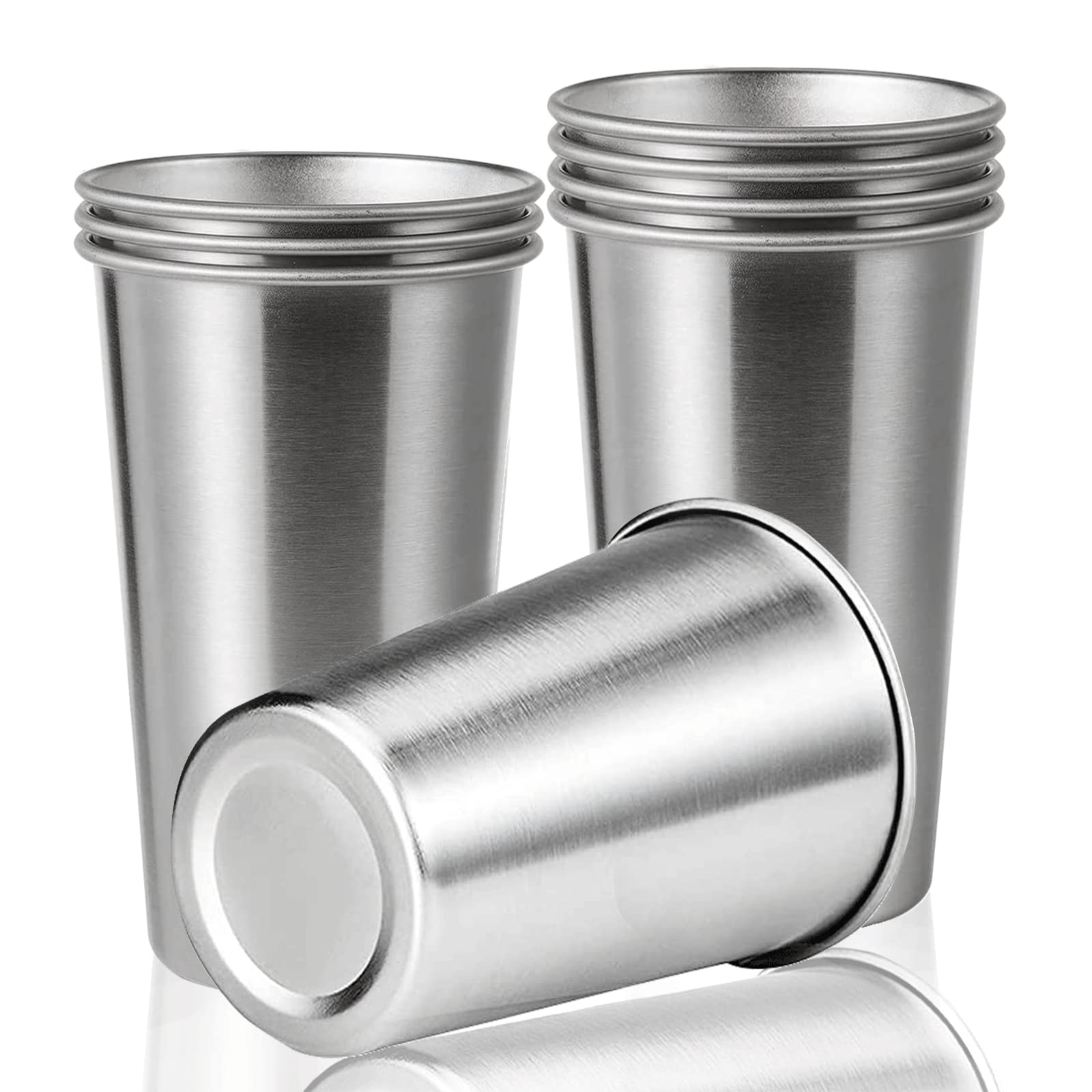 SMLIXE 8-pack 24oz cups front view for travel and gatherings.