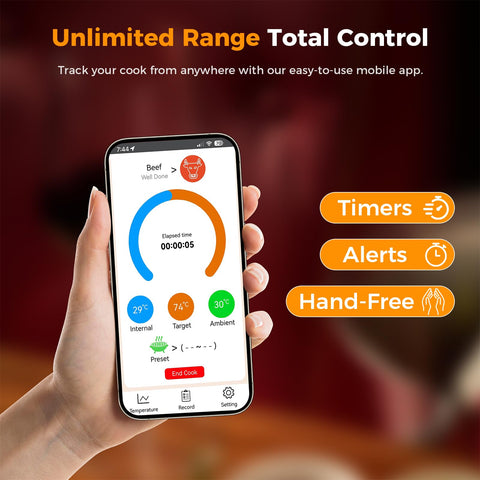 SMNQIUA app control guided cooking delivers step-by-step help.