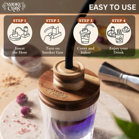 Smoky Crafts destornillador compacto, ajustes sencillos para el fumador.