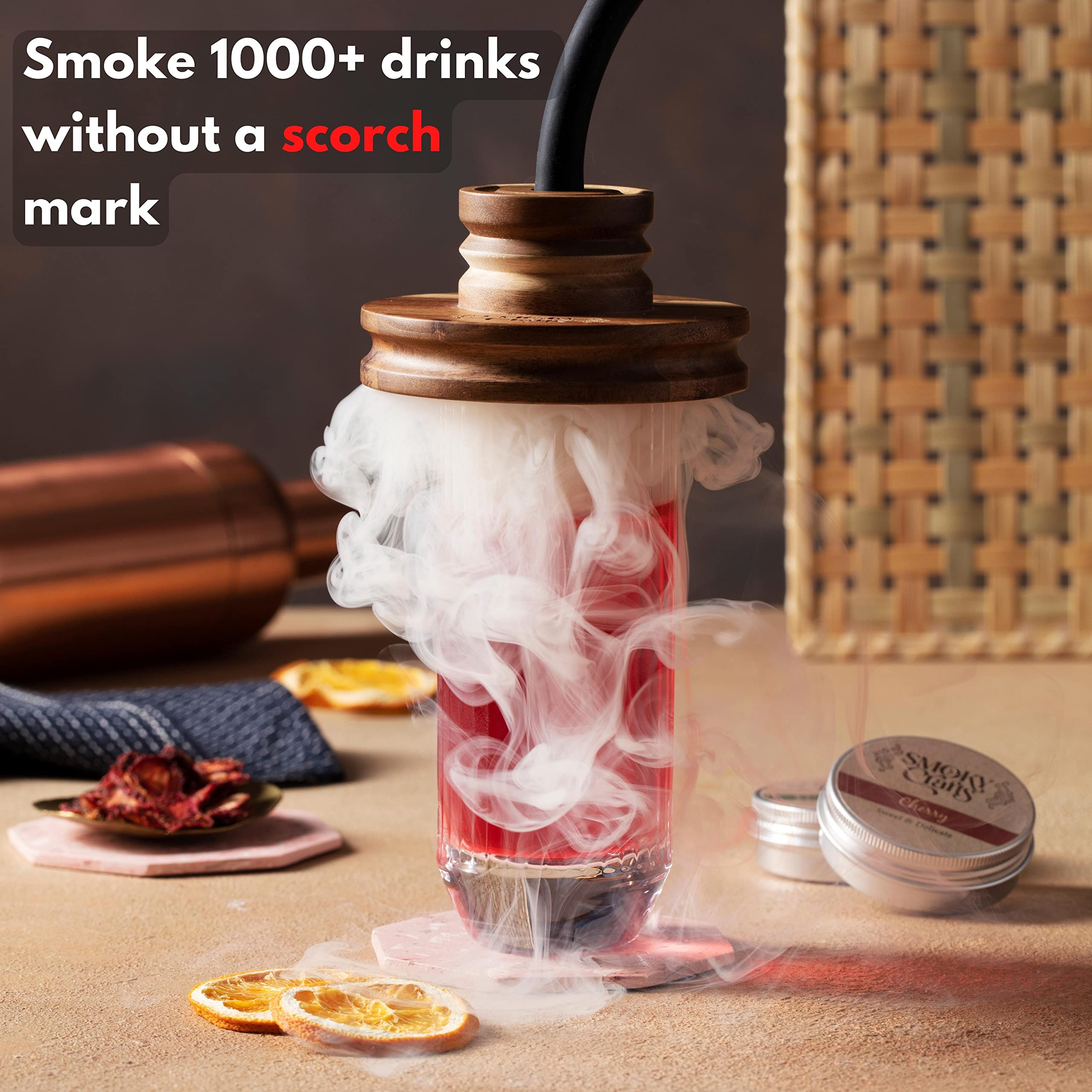 Smoky Crafts easy-use instruction video shot illustrating setup and smoking.