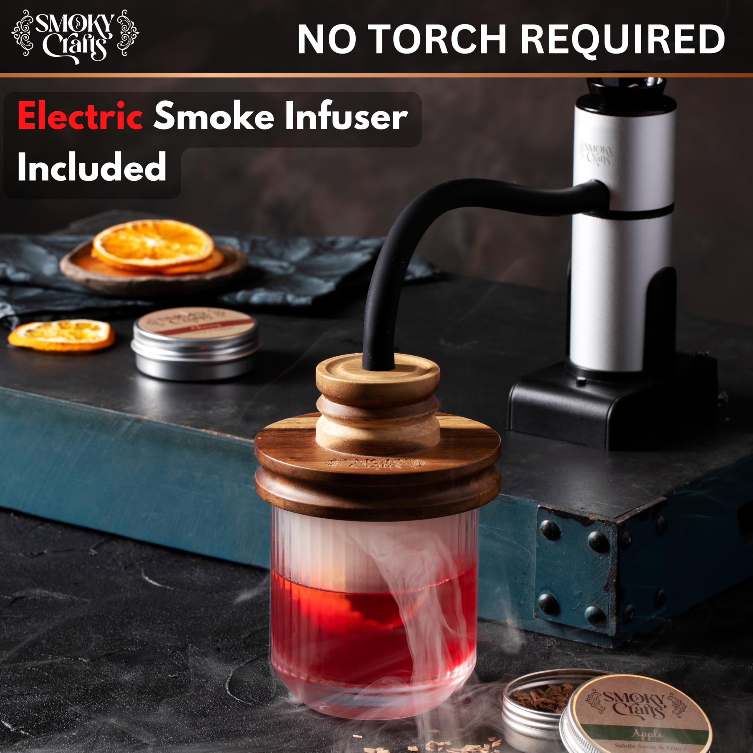 Smoky Crafts kitchen-grade smoker accessories for easy setup and cleanup.