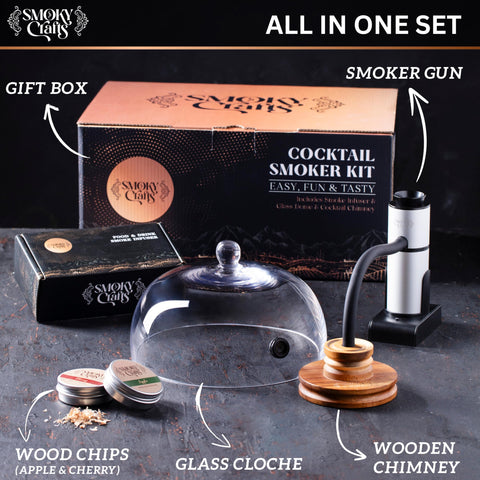 Smoky Crafts tapa de madera acacia elegante añade aroma y estilo en cada preparación