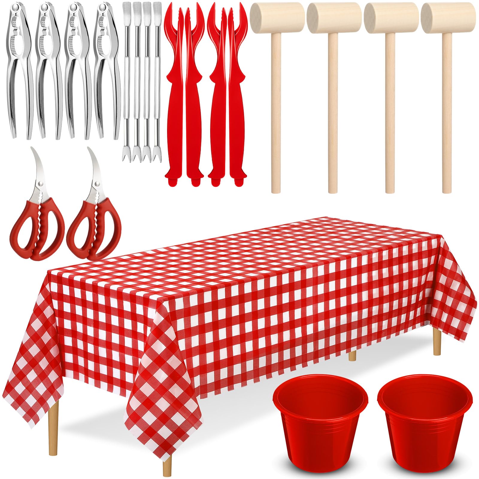 SmoothNovelty 21 Pcs Seafood Tools Set full kit for effortless feasts