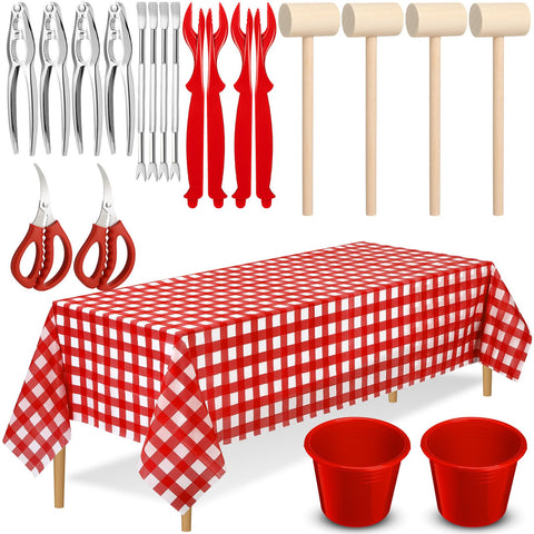 SmoothNovelty 21 Pcs Seafood Tools Set full kit for effortless feasts