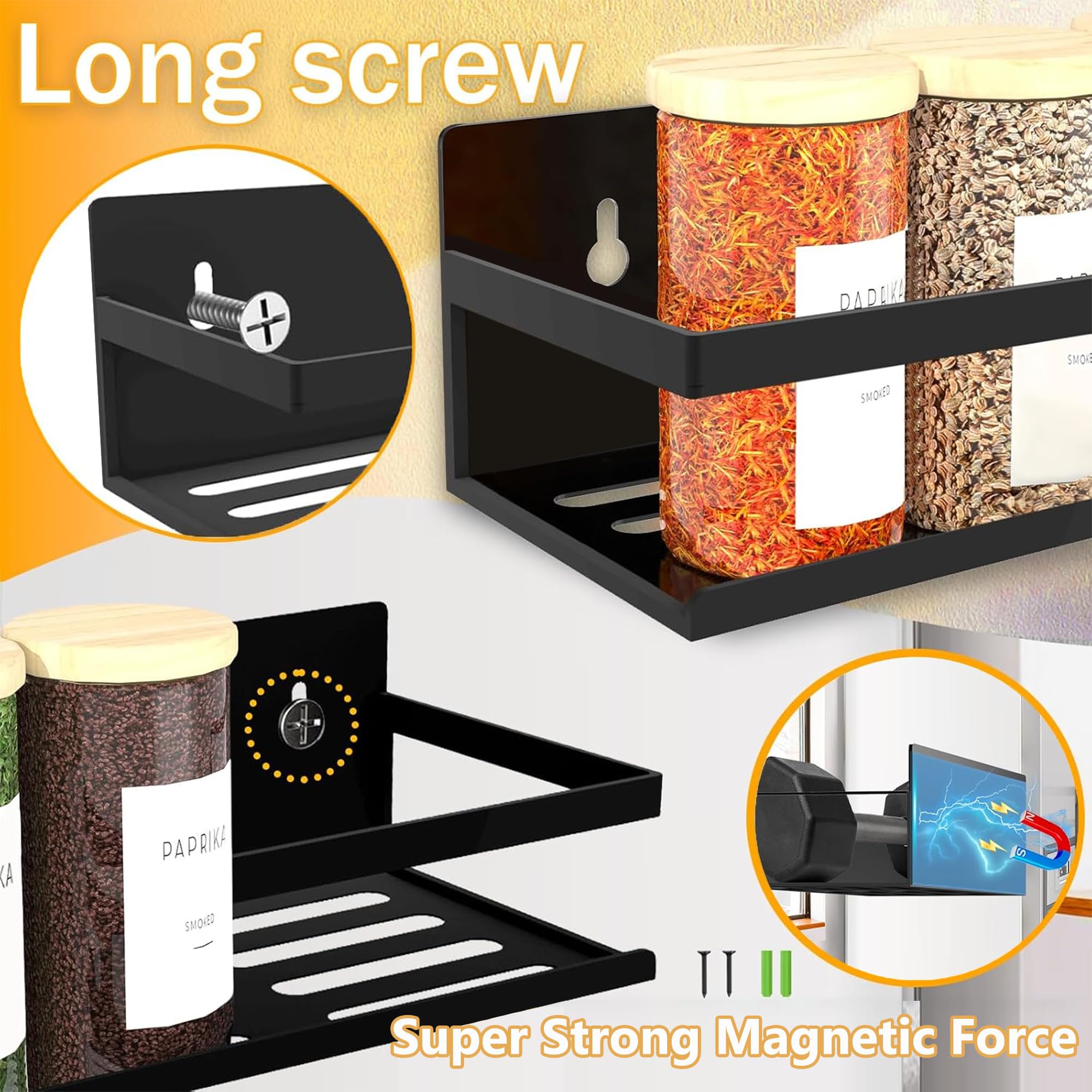 Four-pack of SMRCAD racks shown on fridge for compact organization