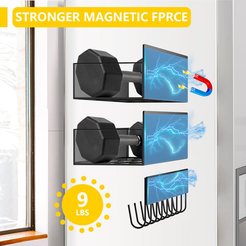 SMRCAD fridge spice rack with hook for versatile placement near appliances