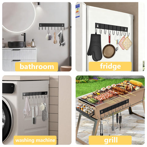 SMRCAD magnetic spice rack for oven-side use boosts counter space organization