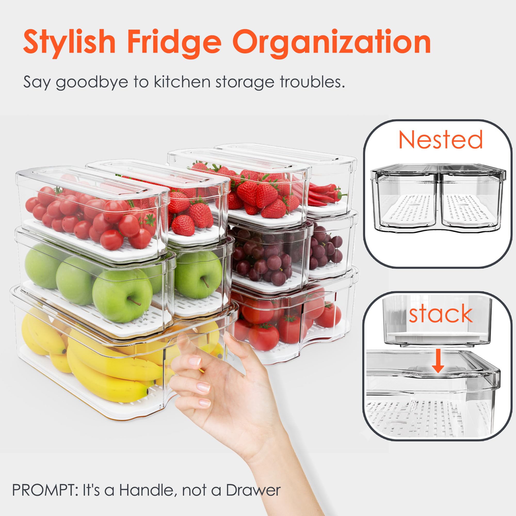SMRCAD three-size set for large, medium, and small items on shelves.