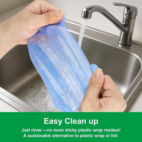 Smrtcol silicone stretch lid 7.7in expansive lid for big mixing bowls