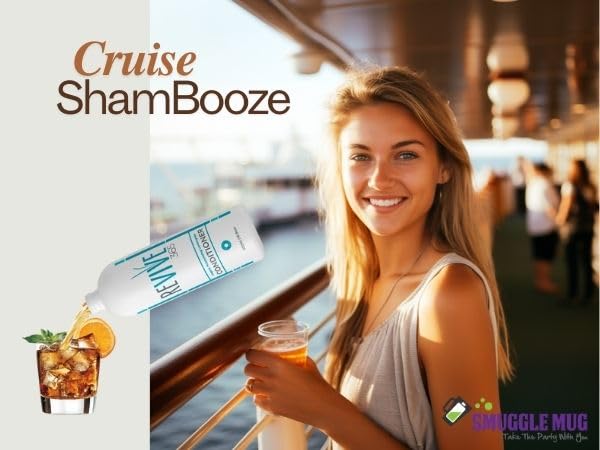 Smuggle Mug ShampBooze leakproof cap shown for spill-free travel.