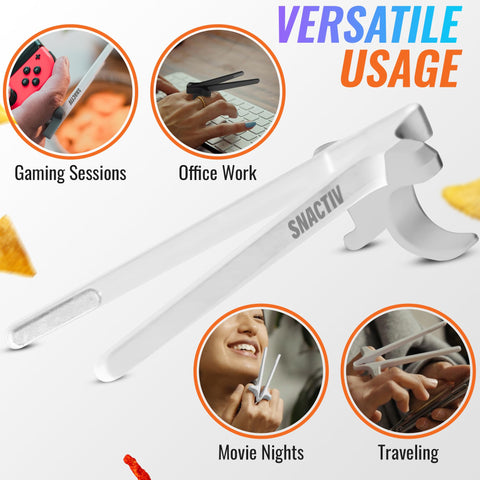 SNACTIV Pro dishwasher-safe design enables quick cleanup after gaming.