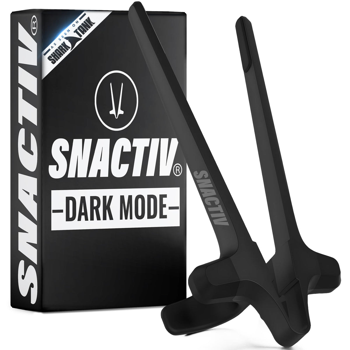 SNACTIV PRO finger chopsticks in hero shot for easy, mess-free snacking during gaming.