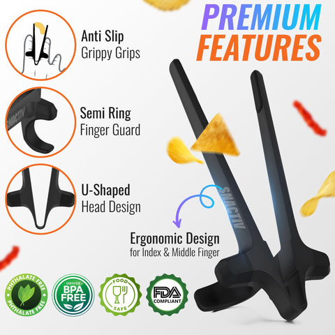 SNACTIV PRO keeps hands clean and devices grease-free during play.