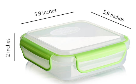 Snap Fresh dishwasher-safe top and bottom parts for easy cleaning.