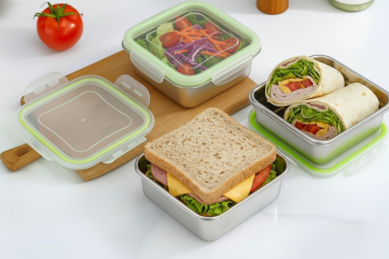 Dishwasher-safe base with top-rack lid for easy cleanup.