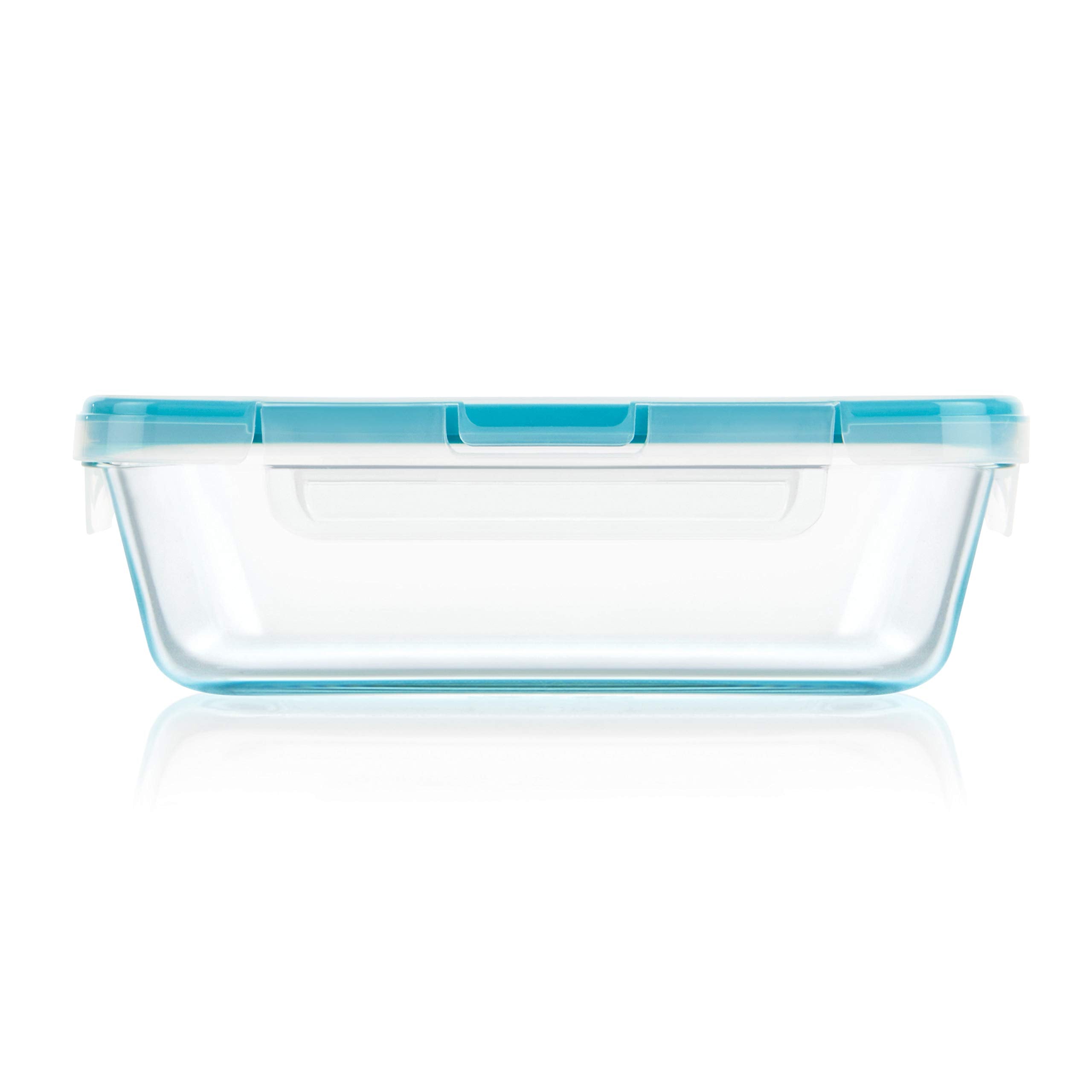 Snapware BPA-free container and lid designed for safe reheating and storage.