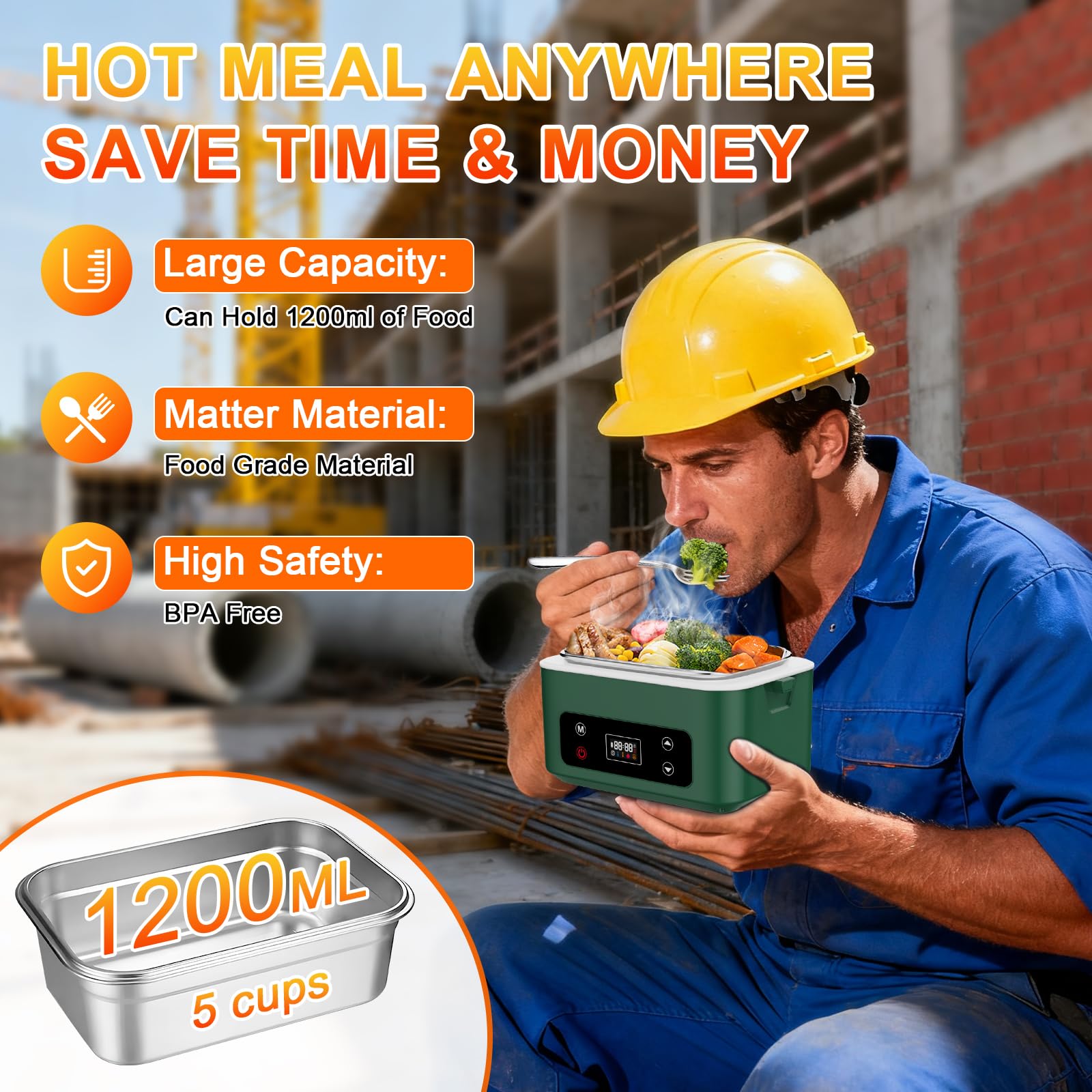 SNIFITAR leak-proof lid keeps meals secure during transport