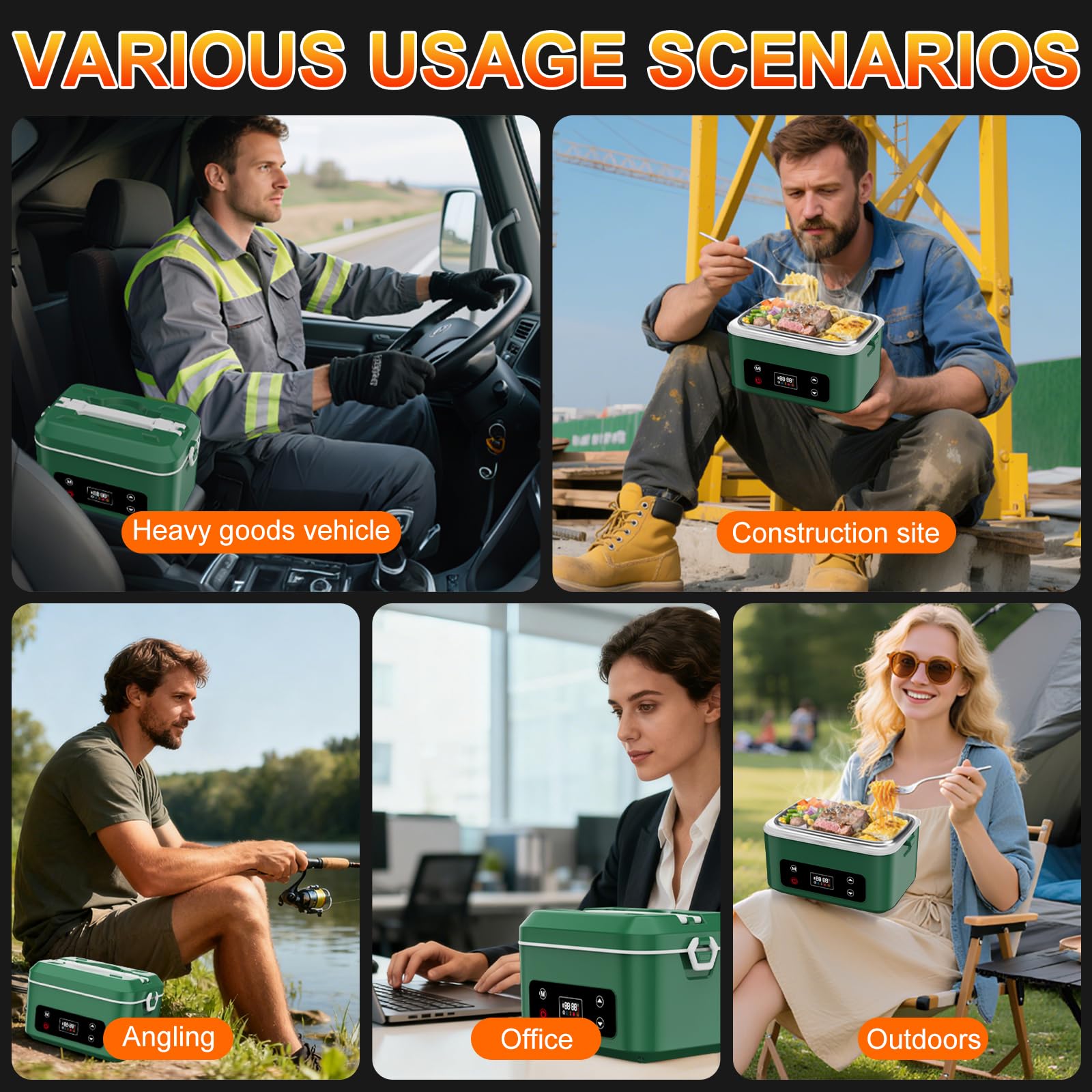 SNIFITAR large capacity fits hearty meals for busy days