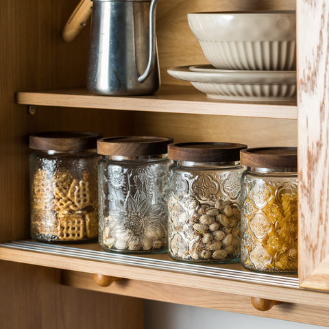 Snminetal 700ml jar ideal for rice, sugar, or flour on shelves.