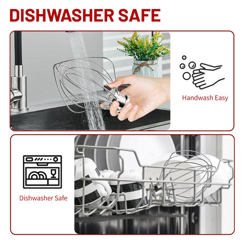 Exact compatibility with 4.5- and 5-quart tilt-head KitchenAid models.