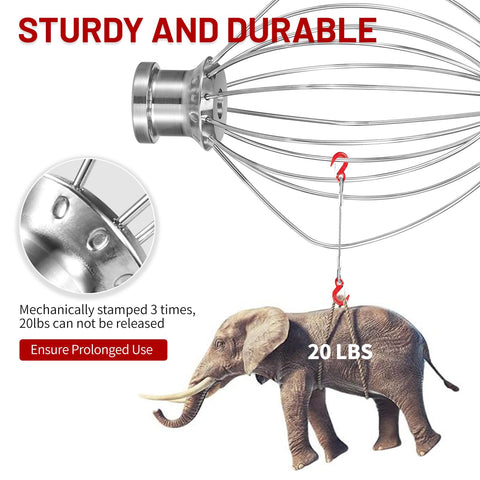 Rust-resistant 304 stainless steel resists rust and corrosion during repeated use.