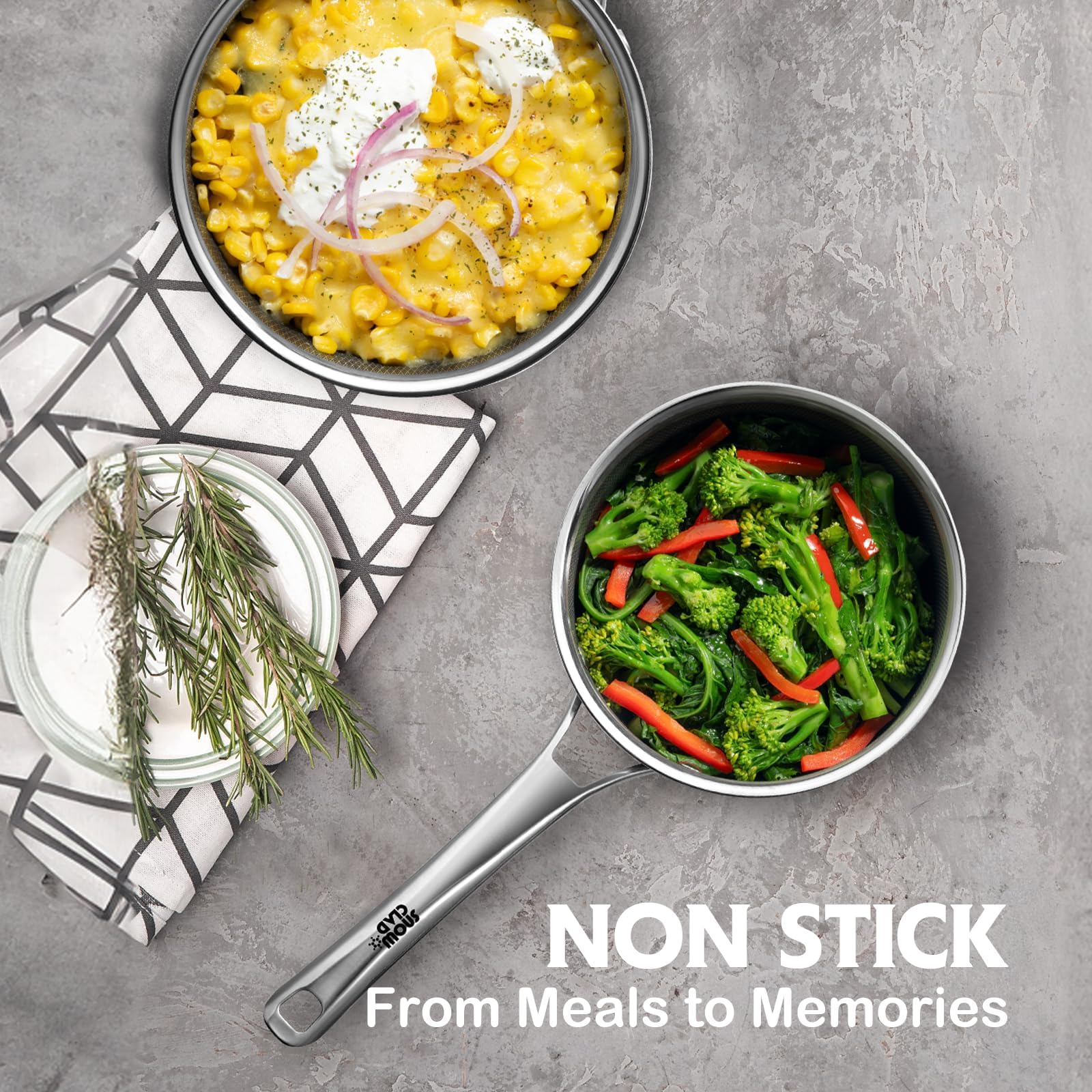 SNOWCLAD hybrid nonstick coating offers effortless release and quick cleanup