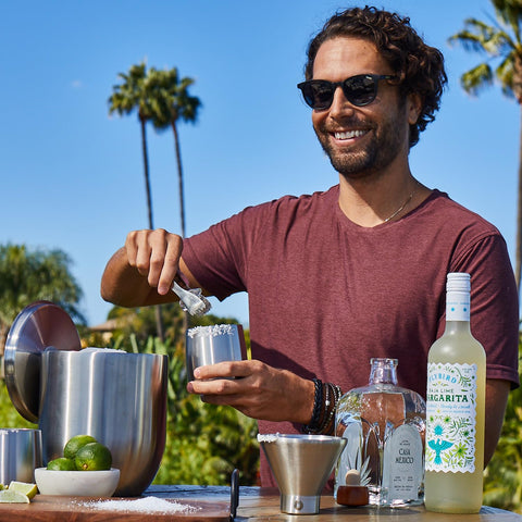 Snowfox outdoor entertaining glass suitable for patio or beachside gatherings.
