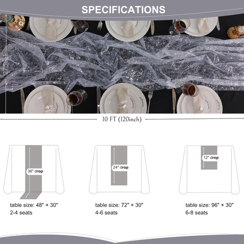 Snowkingdom 3-piece set elevates tablescapes with shimmering silver tone