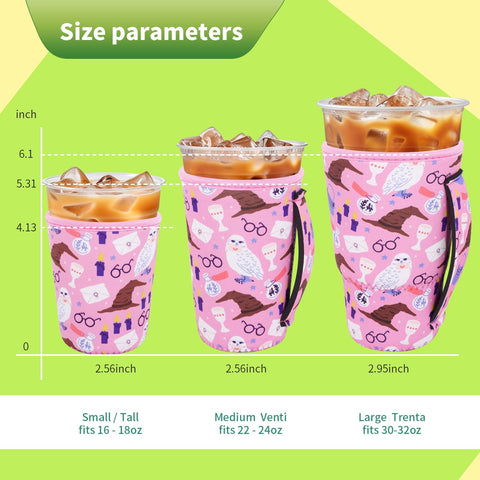 Snowso 3-pack medium with handle offers secure grip for 22–24 oz cups.