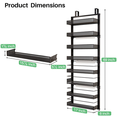 SNTD 17-inch width fits standard doors while offering ample storage.