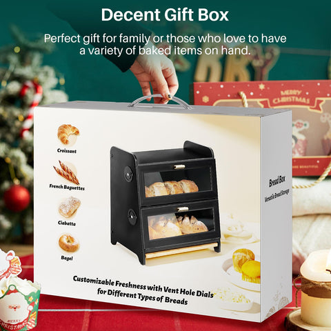 SNTD Bread Box pest-blocking airtight seal on counter
