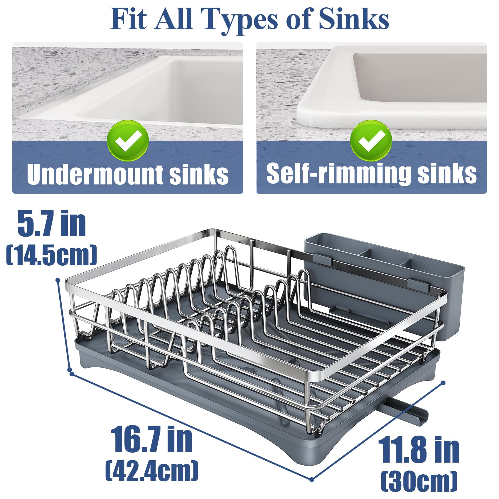 SNTD assembled rack with elevated rails protecting dishes.