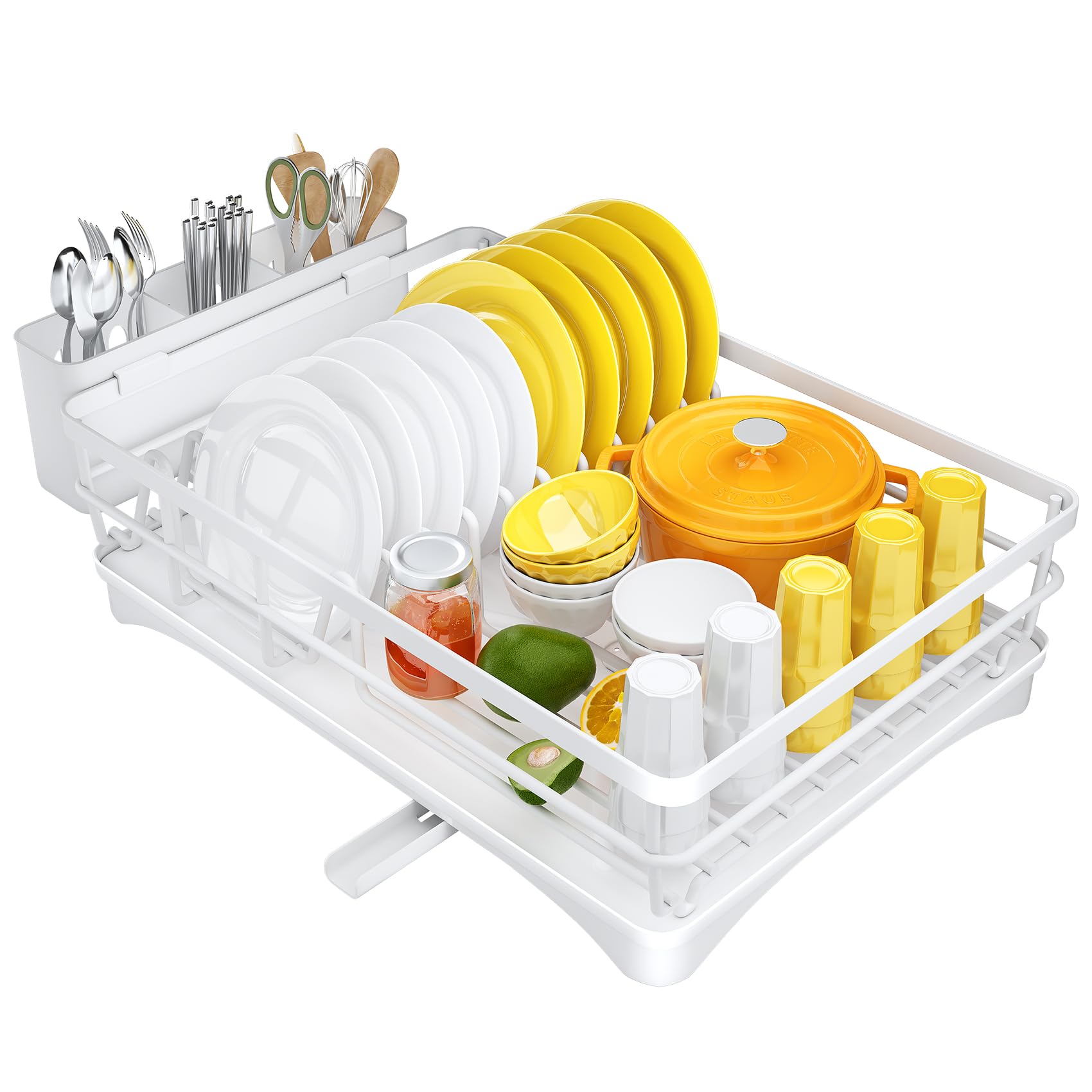 SNTD dish drying rack compact kitchen solution for small spaces.